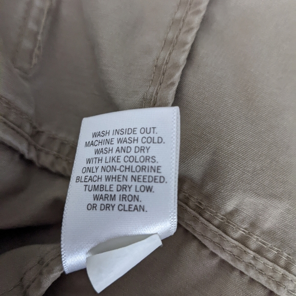 Banana Republic Khaki Bomber Jacket - Sz. Small - Picture 3 of 9